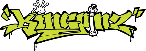 Kingpinz Skateboards OG Tag Logo